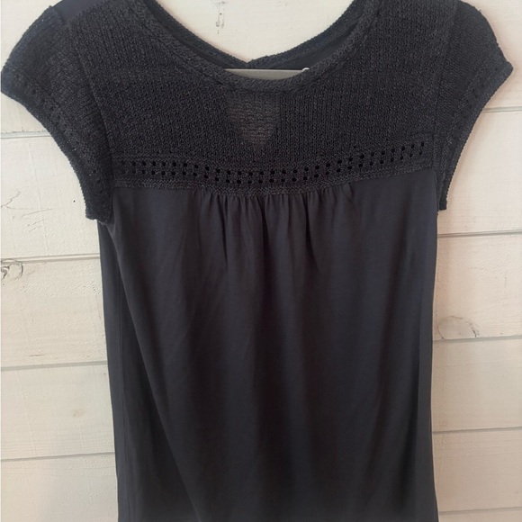 LOFT Ann Taylor Dark Gray Knit Top in XS - Picture 2 of 10